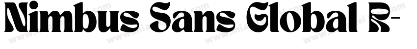 Nimbus Sans Global R字体转换